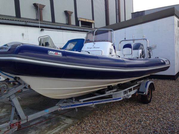 Avon 6.2m Adventure RIB with Yamaha F150HP Engine and Trailer